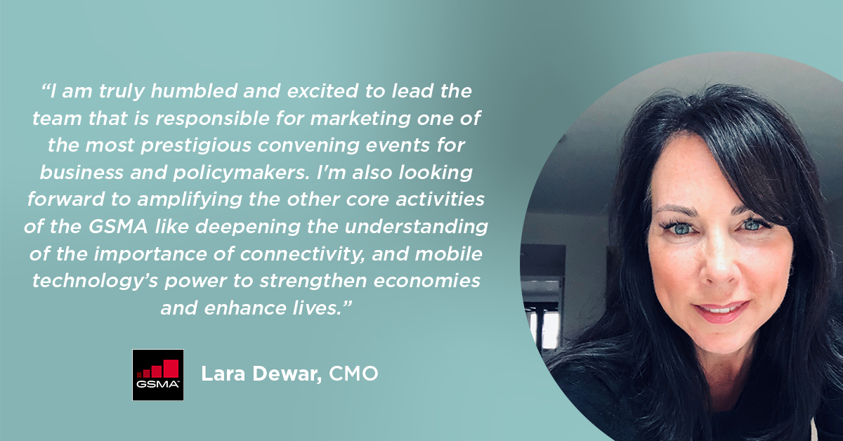 GSMA Appoints Lara Dewar as Chief Marketing Officer - Newsroom